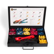 Набор изолированных наконечников и гильз М-950-1 в металлическом кейсе