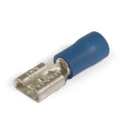 Разъем кабельный плоский изолированный «мама» ВРПИ-М 2.5–(6.3) серия ПРОФИ виброустойчивый с ПВХ манжетой