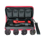 Набор в сумке СТК+4 серия ПРОФИ пресс-клещи (кримпер) с четырьмя матрицами для опрессовки изолированных и неизолированных наконечников