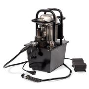 Помпа электрогидравлическая ПМЭ-7100У серия ПРОФИ с объемом маслобака 10,0 л и функцией удержания