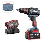 Дрель-шуруповерт DB-20-160 серия ПРОФИ Бесщеточная ударная дрель-шуруповерт с максимальным размером оснастки до 13 мм.