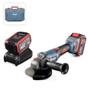 Угловая шлифовальная машина GB-20-125R серия ПРОФИ с поворотной рабочей головой, регулировкой частоты вращения и максимальным размером оснастки до 125 мм