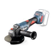 Угловая шлифовальная машина GB-20-125R без АКБ и ЗУ серия ПРОФИ с поворотной рабочей головой, регулировкой частоты вращения и максимальным размером оснастки до 125 мм