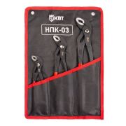 Набор переставных клещей НПК-03 серия ПРАКТИК с кнопочной самофиксацией