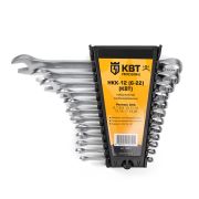 Набор гаечных комбинированных ключей НКК-12 (6-22) серия KBT-PROFESSIONAL для монтажа гаек и болтов с шестигранной головкой