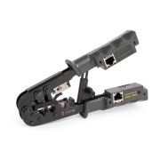 Пресс-клещи для RJ разъемов JT-02T серия ПРОФИ (кримпер) для разъемов RJ-45, RJ-12, RJ-11 c тестером витой пары