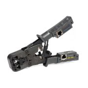 Пресс-клещи для RJ разъемов JT-03T серия ПРОФИ (кримпер) для разъемов RJ-45, RJ-12, RJ-11, RJ-22 c тестером витой пары
