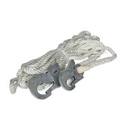 Канат КСЛ-10-2 с двумя карабинами спасательный