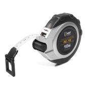 Рулетка строительная РС-10-10х15 серия ПРОФИ 3-го класса точности с двухсторонней разметкой ленты