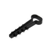 Дюбель-хомут ДХП 8-5 (черн) (100шт) для плоского кабеля