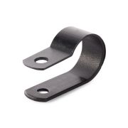 Скоба пластиковая СНК 16 (черн) (100шт) Р-образная